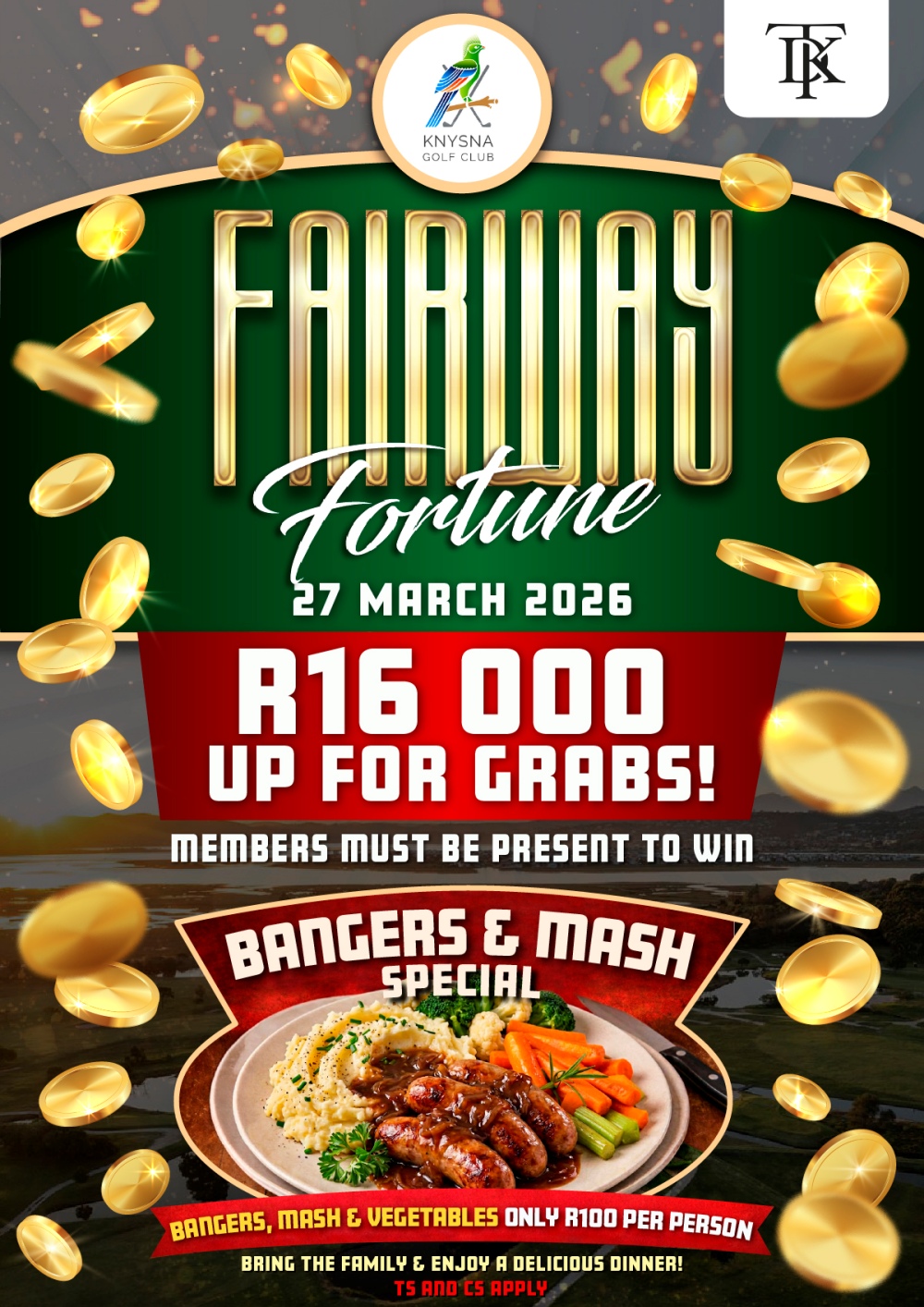Stand a chance to win R16 000 in the KGC Monthly Members’ Draw