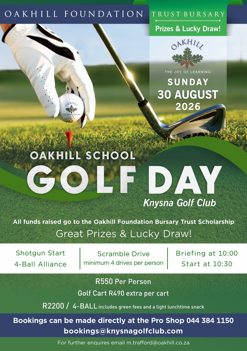Oakhill School Golf Day