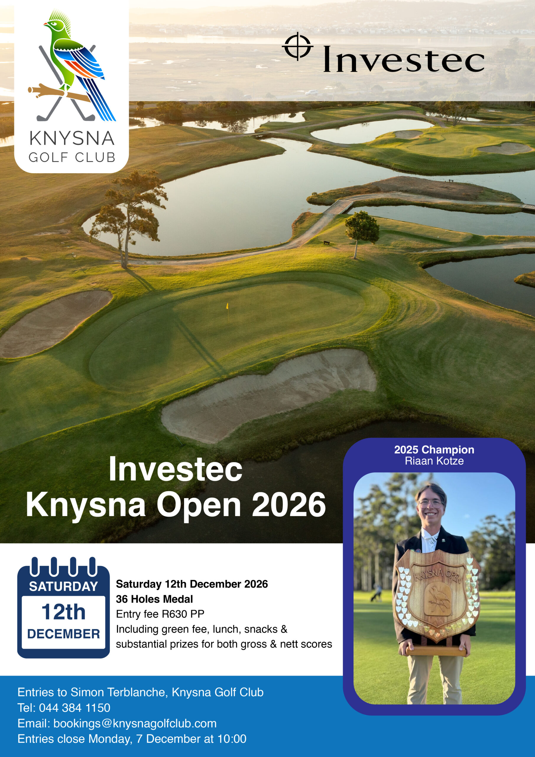 2026 Investec Knysna Open